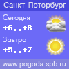 Погода в Санкт-Петербурге (погода СПб) - прогноз на сегодня и завтра