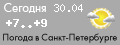 Погода в Санкт-Петербурге - прогноз на завтра